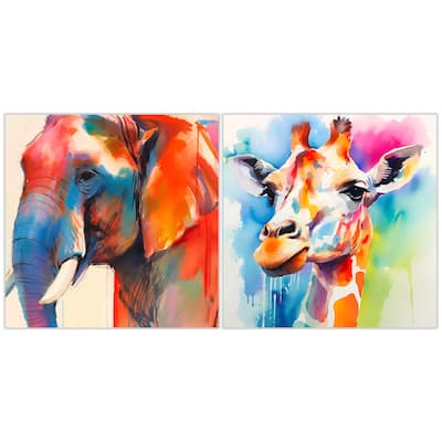 Empire Art Direct Vibrant Majesty Printed Tempered Glass Wall Art - Multi-Color