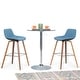 preview thumbnail 122 of 147, WYNDENHALL Cacey Mid Century Modern Bentwood Counter Height Stool (Set of 2) - 20.7'' x 21.1'' x 36.6 Medium Blue