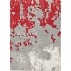 preview thumbnail 15 of 18, Nourison Twilight TWI21 Area Rug 2' 3" x 3' - Grey/Red - Rectangle