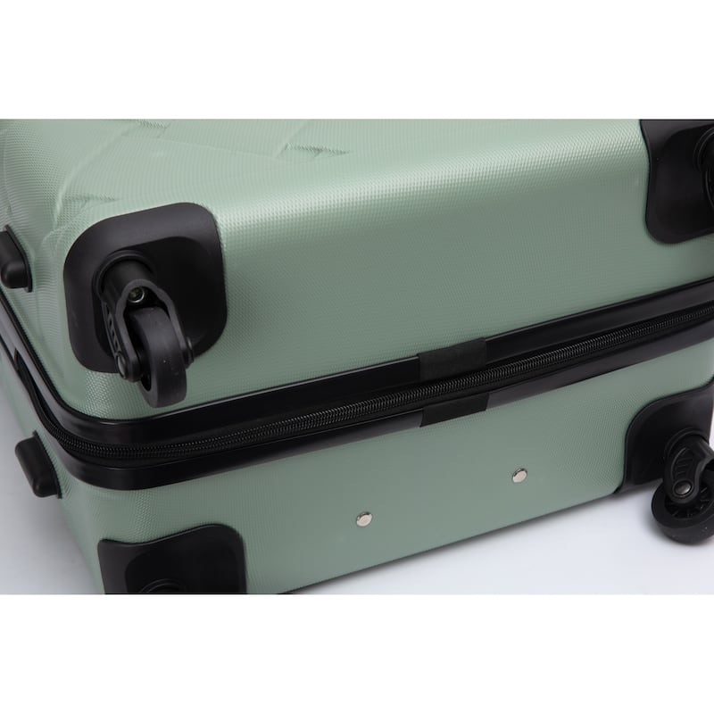 Hardshell Suitcase with Spinner Wheels ABS Luggage Sets Lightweight Durable Suitcase