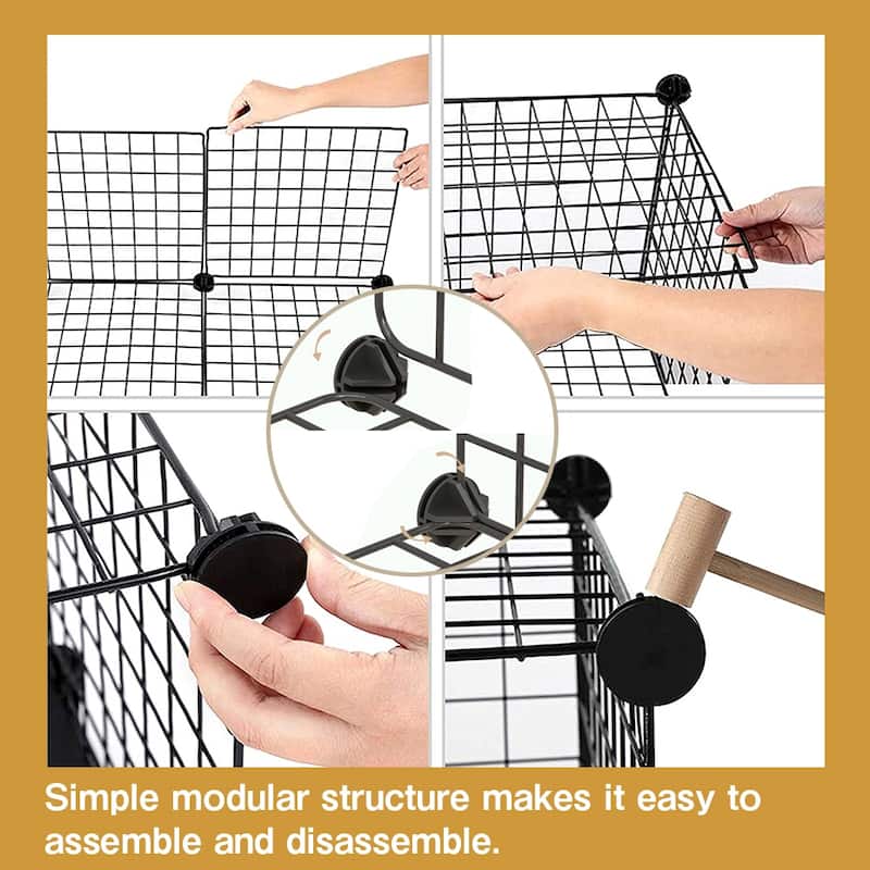 Grid Cubes Organizer Wire Storage Cube Shelves Bookcase Shelf Units