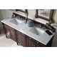 preview thumbnail 8 of 34, James Martin Vanities Brittany 72" Double Vanity, Burnished Mahogany