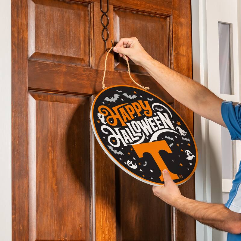 University of Tennesee 18" x 18" Halloween Door Décor Wall Sign