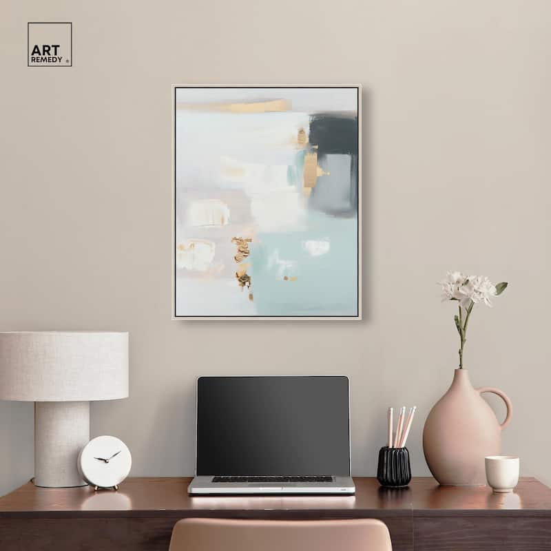 Misty Luxe I Canvas by Art Remedy