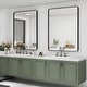 preview thumbnail 44 of 141, Apmir Metal Frame Tempered Glass Bathroom Vanity Mirror for Wall, Cloakroom, Bedroom