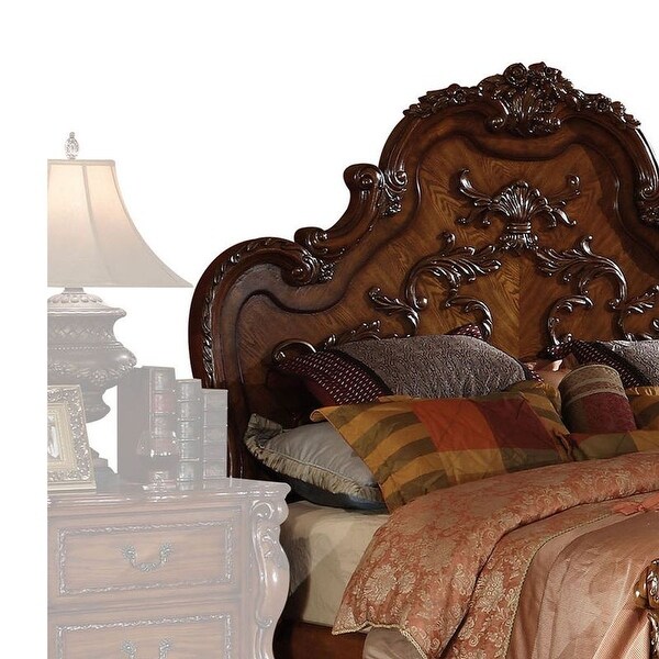 ACME Dresden California King Bed, Cherry Oak (1Set/3Ctn) - Bed