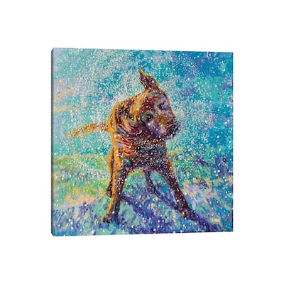 iCanvas "Twisted Blue" by Iris Scott Canvas Print