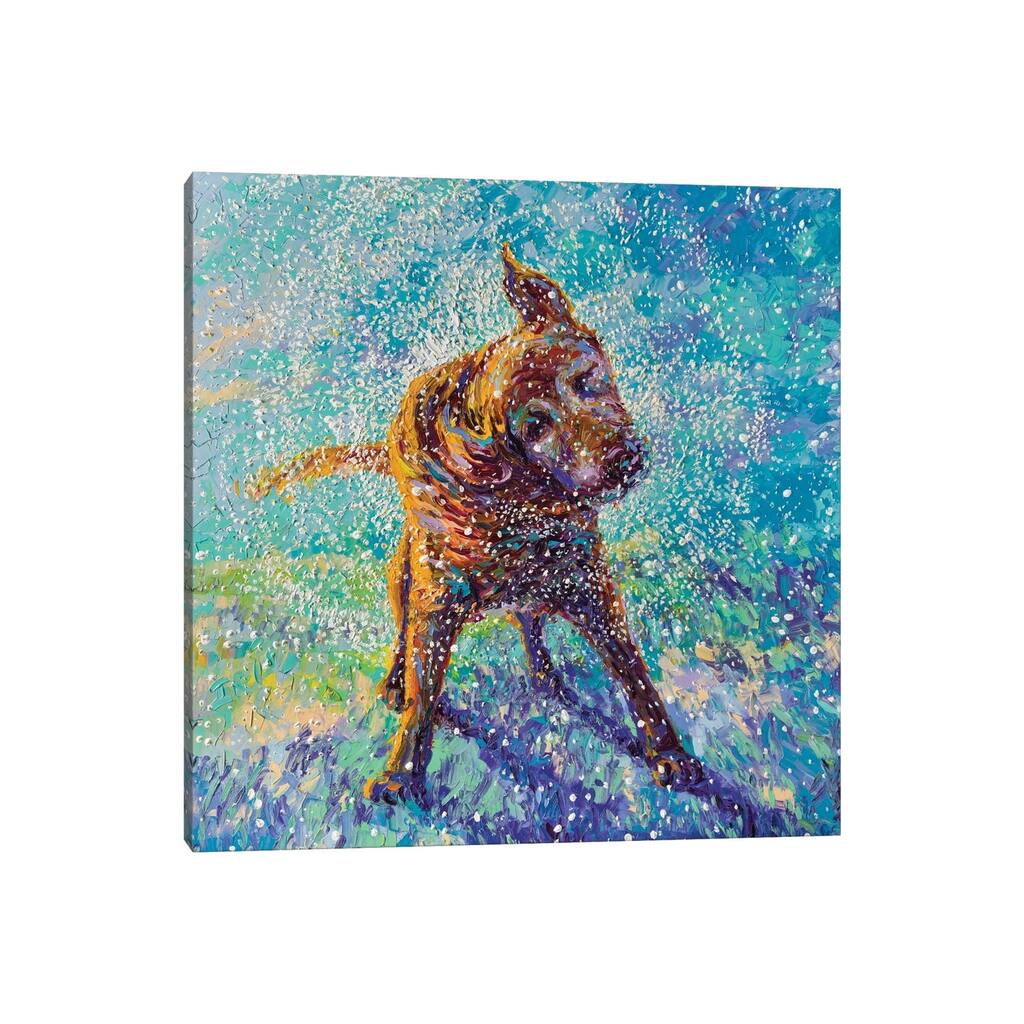 iCanvas "Twisted Blue" by Iris Scott Canvas Print