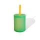 preview thumbnail 9 of 13, 5 oz Small Sippy Cup and Straw Silicone Frosted Green