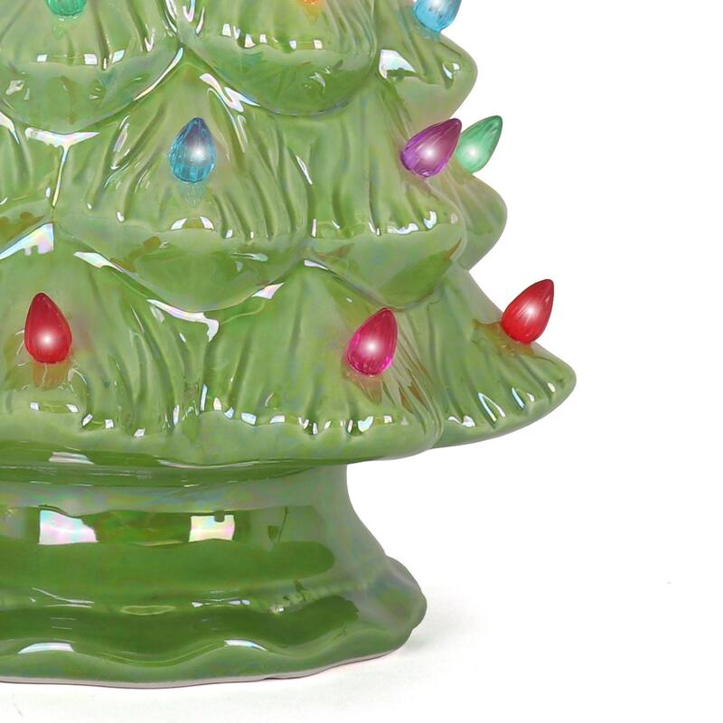 Pearl Green Ceramic Christmas Tree