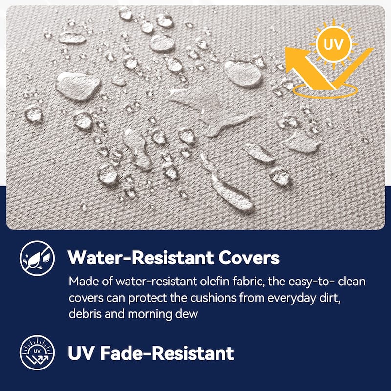 Patio Outdoor Cushions with Removable Cover