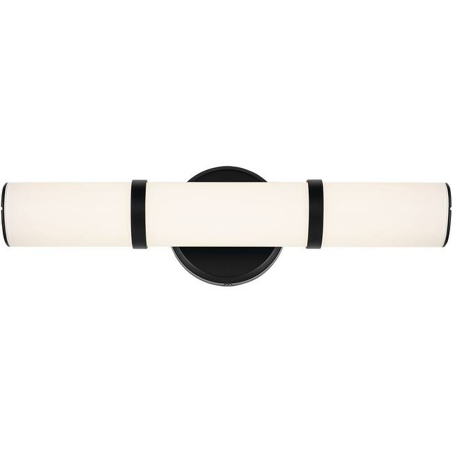 Kichler 55187LED Rosh 18" Wide LED Bath Bar with White Glass Shade