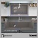 preview thumbnail 49 of 49, Karran Top Mount 33 in. Large Single Bowl Quartz Kitchen Sink