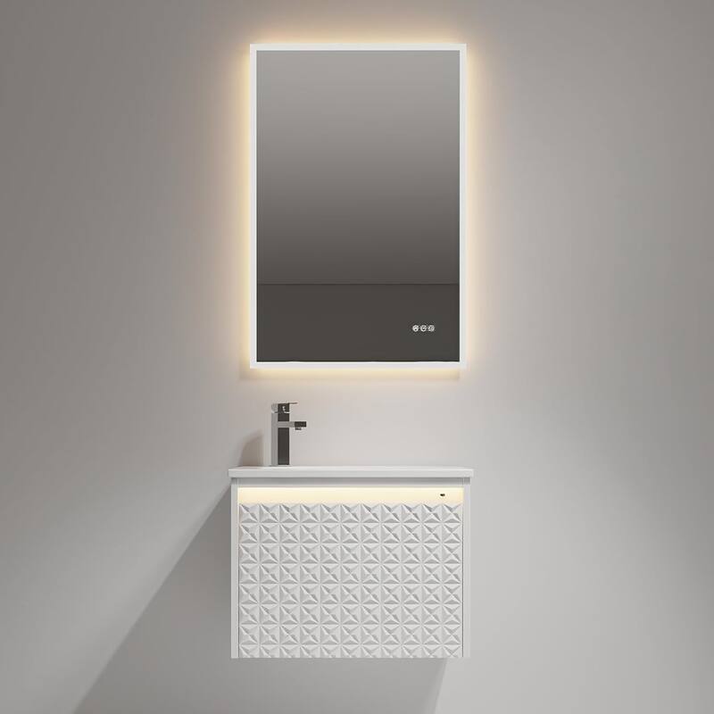 Blossom Wall Mounted Bathroom Vanity with Sink