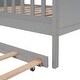 preview thumbnail 23 of 24, Full House Bed with Trundle - Safety-Enhanced Wood Design