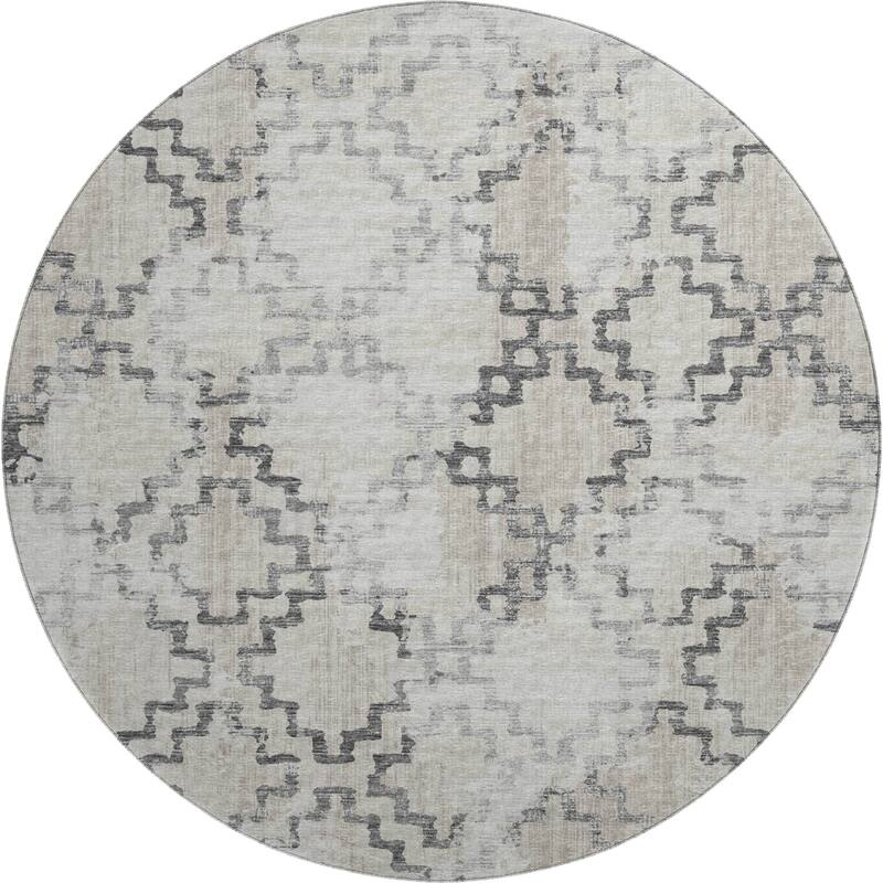 Premium Washable Super Soft Modern Trellis Mayfield Rug