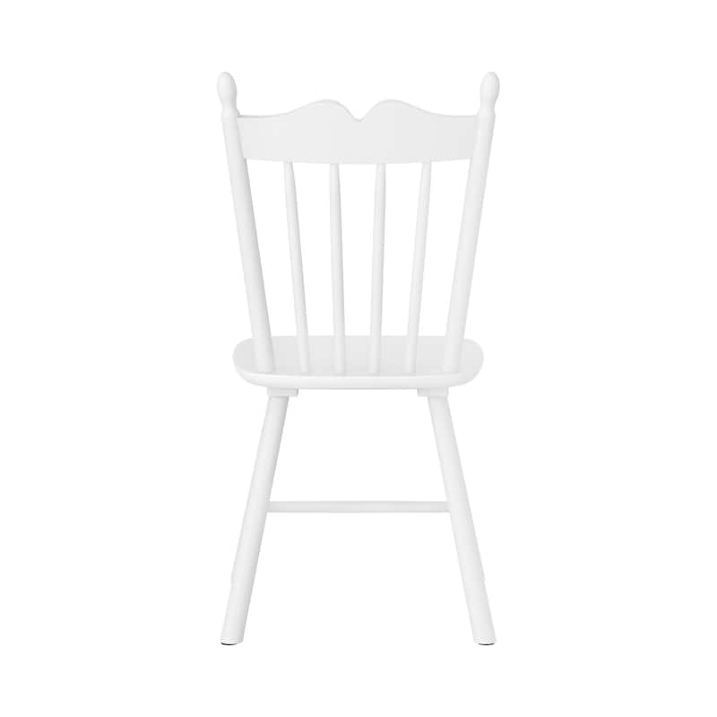 Solid Wood Dining Chairs Set of 2 - N/A