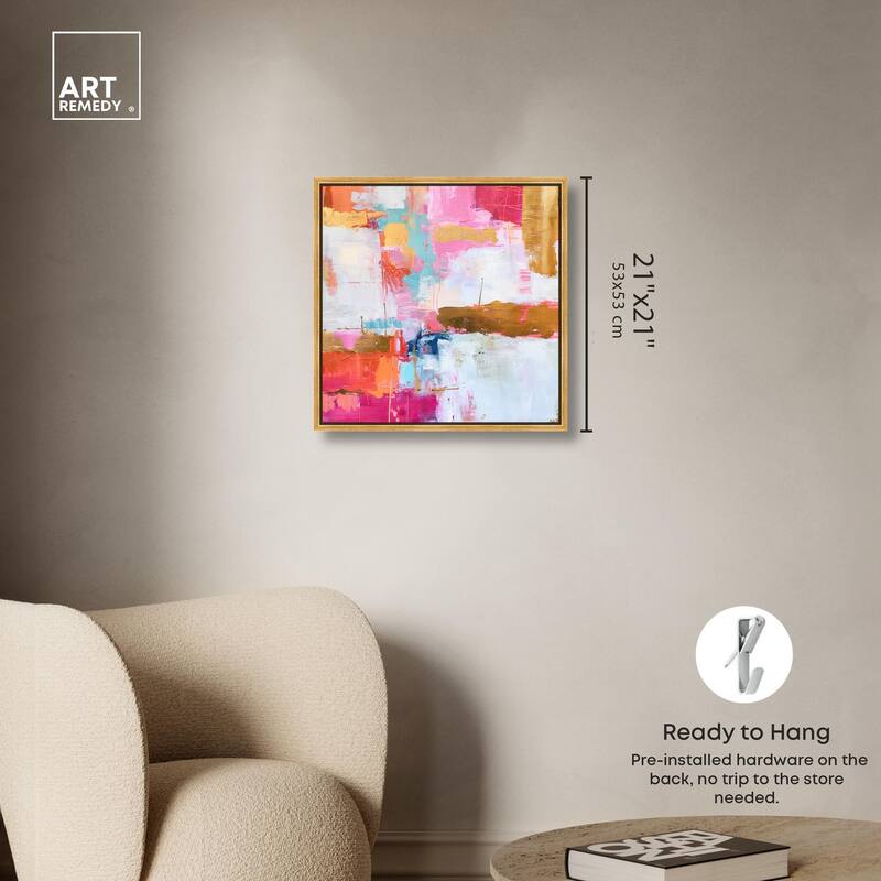 Exuberant Hues II Canvas by Art Remedy
