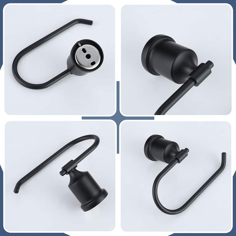 WOWOW Wall-Mounted Stainless Steel Bathroom Toilet Paper Holder