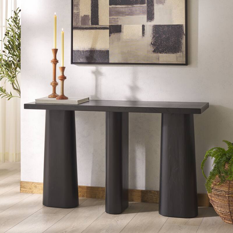 SAFAVIEH Couture Esperance Elm Wood Console Table - 50 In. W x 17 In. D x 30 In. H - 50"W x 17"D x 30"H