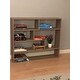Danya B. Large Weathered Oak Rectangular Shelf Unit