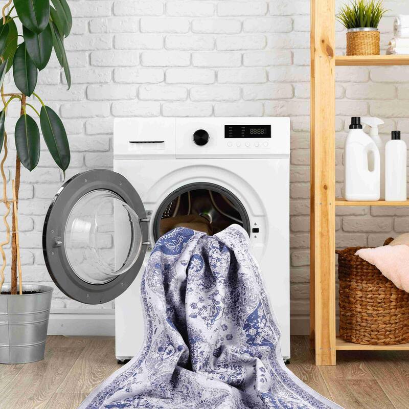 Rustic Rustic Multi-Color Washable Rug