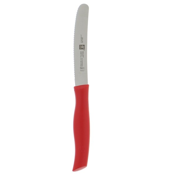 Shop Zwilling J A Henckels Twin Grip 4 5 Inch Serrated Utility Knife Overstock 21505422