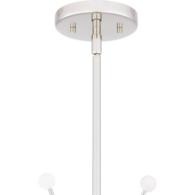 Kiera 6-Light Polished Nickel Chandelier