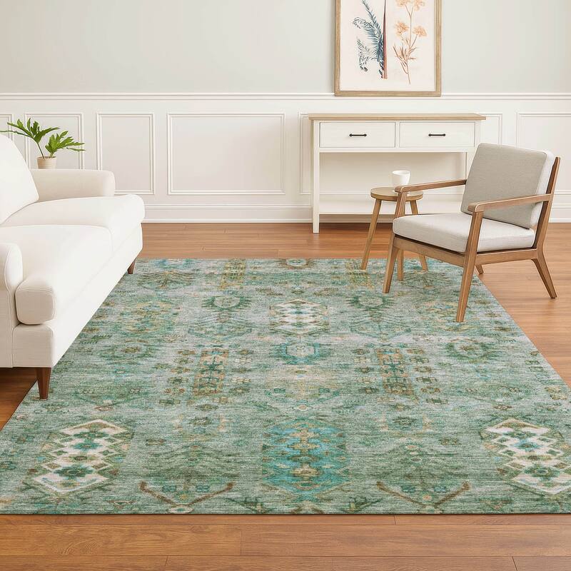 Premium Washable Super Soft Traditional Karachi Mayfield Rug
