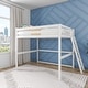 preview thumbnail 1 of 3, Max and Lily Full-Size High Loft Bed White - Full