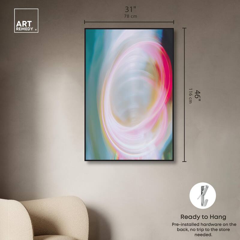 Swirling Light III Canvas by Art Remedy