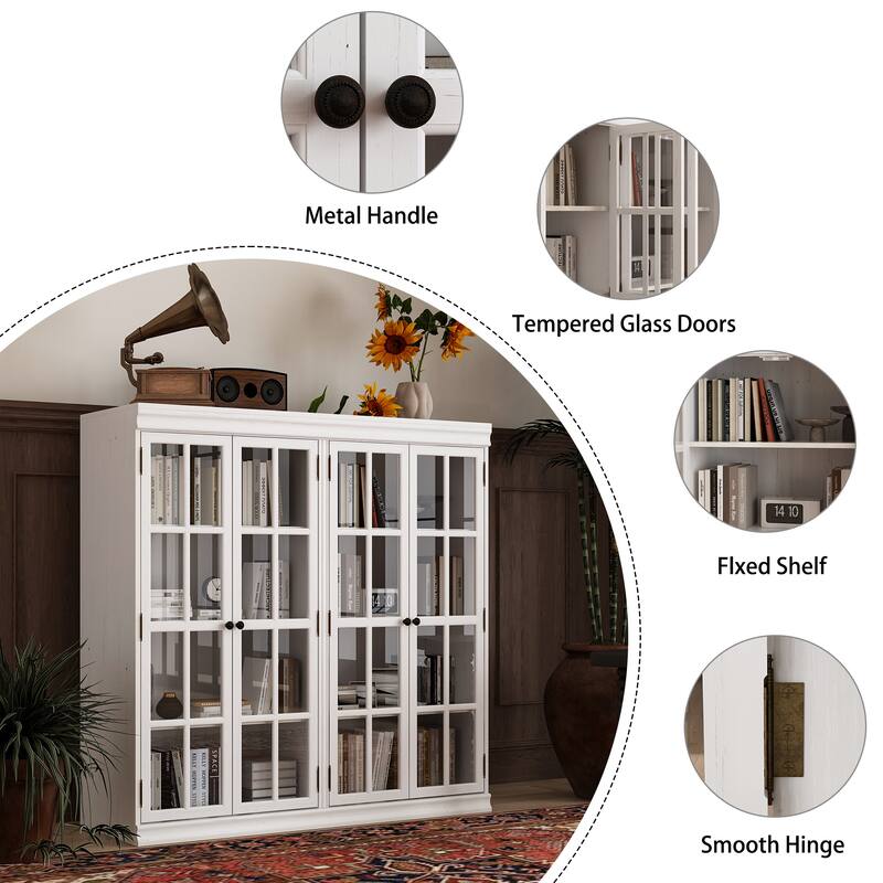 Stylish Storage Cabinet Buffet Sideboard Bookshelf Diplay Cabinet