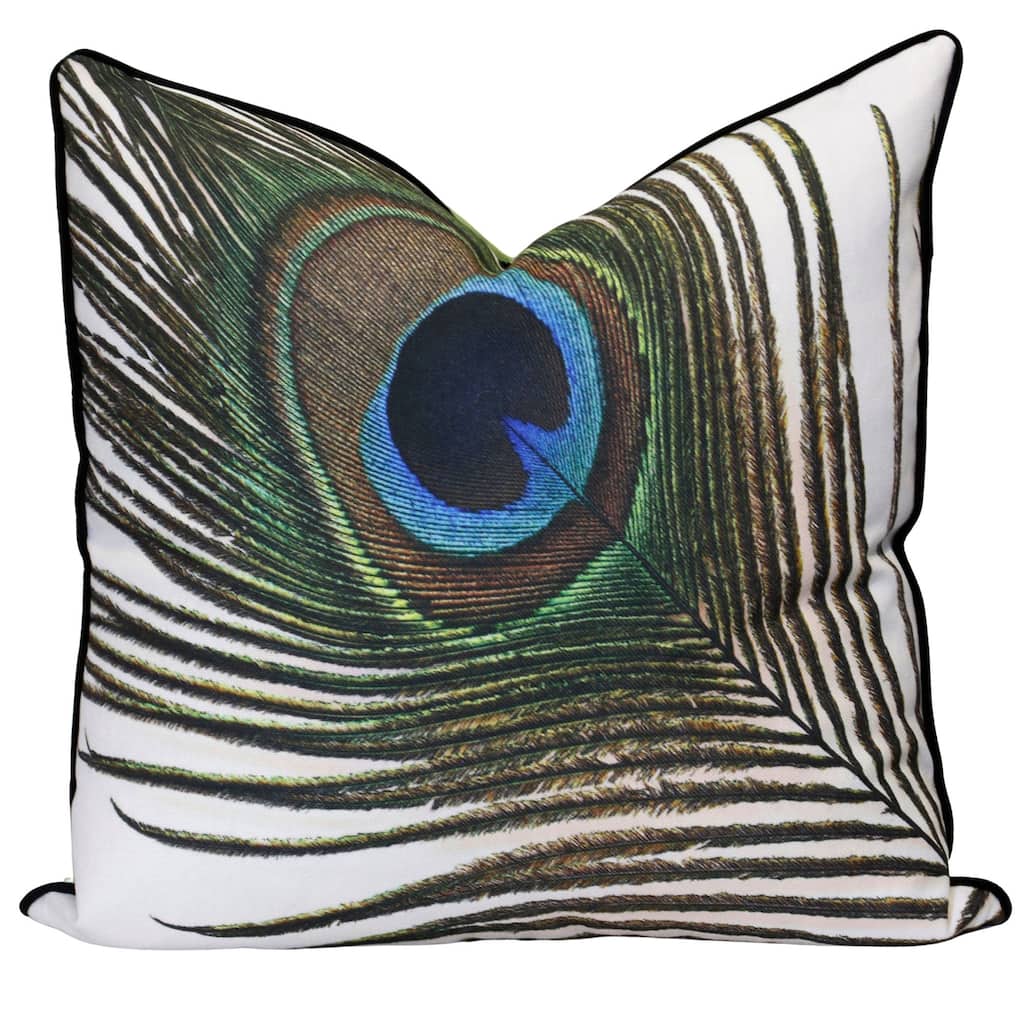 StyleCraft Norman Wyatt Home - Peacock - Designer Down Filled Pillow