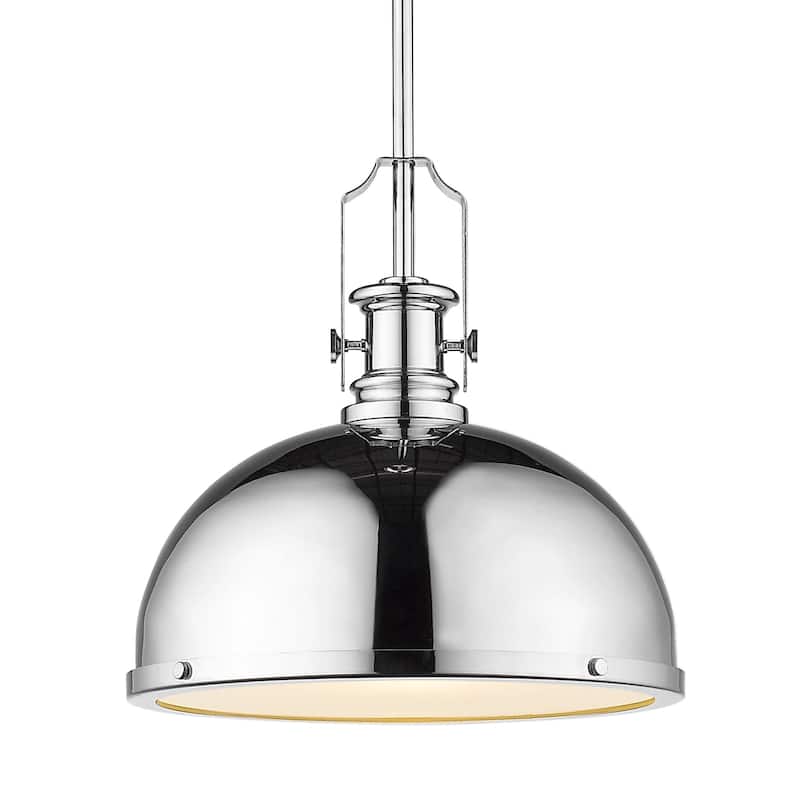 Bellevue Agnes 13" Wide Pendant - Chrome
