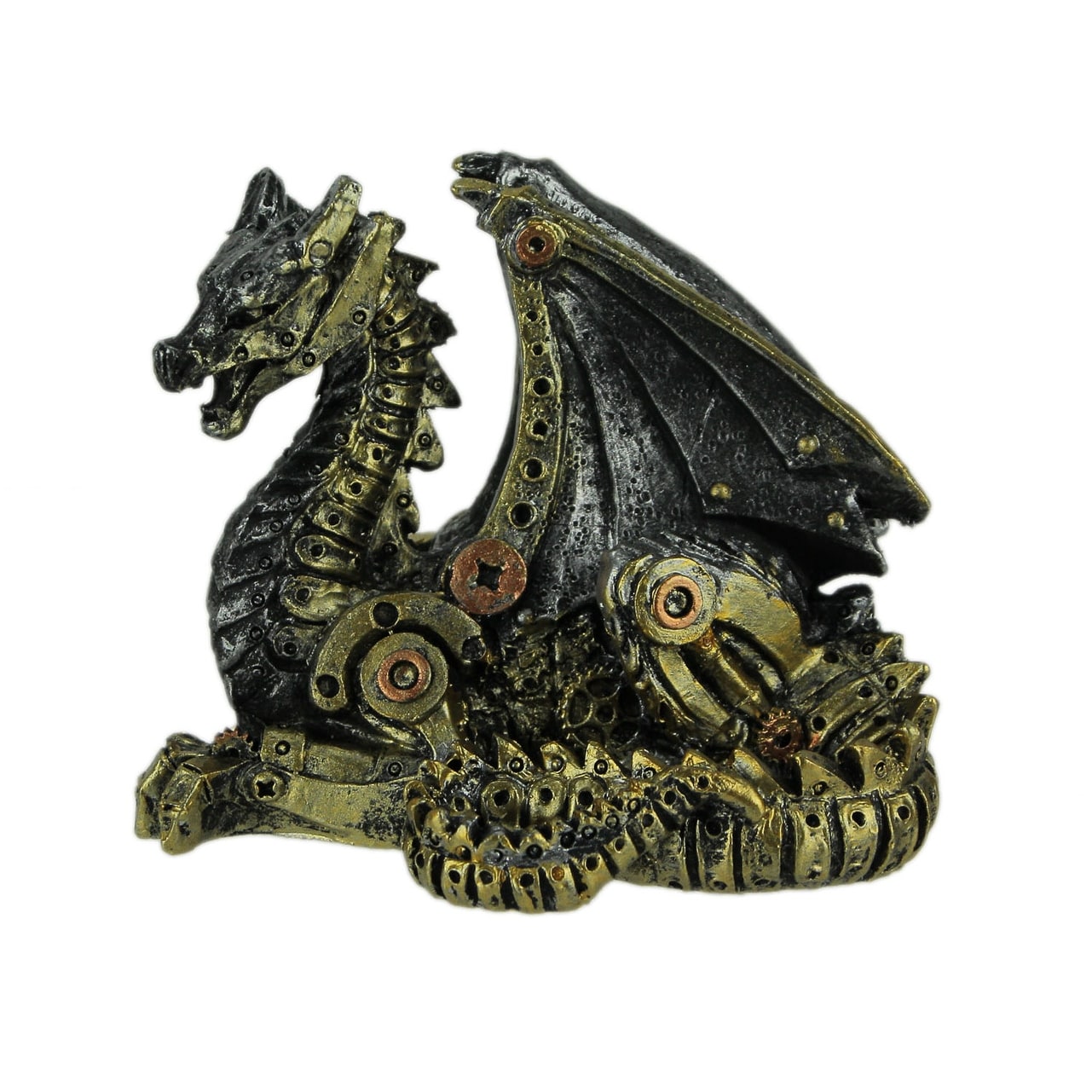 Shop Metallic Silver And Gold Sitting Steampunk Dragon Statue 3 5 X 4 5 X 3 Inches On Sale Overstock 27789785,Tumblr Simple Grunge Aesthetic Drawings