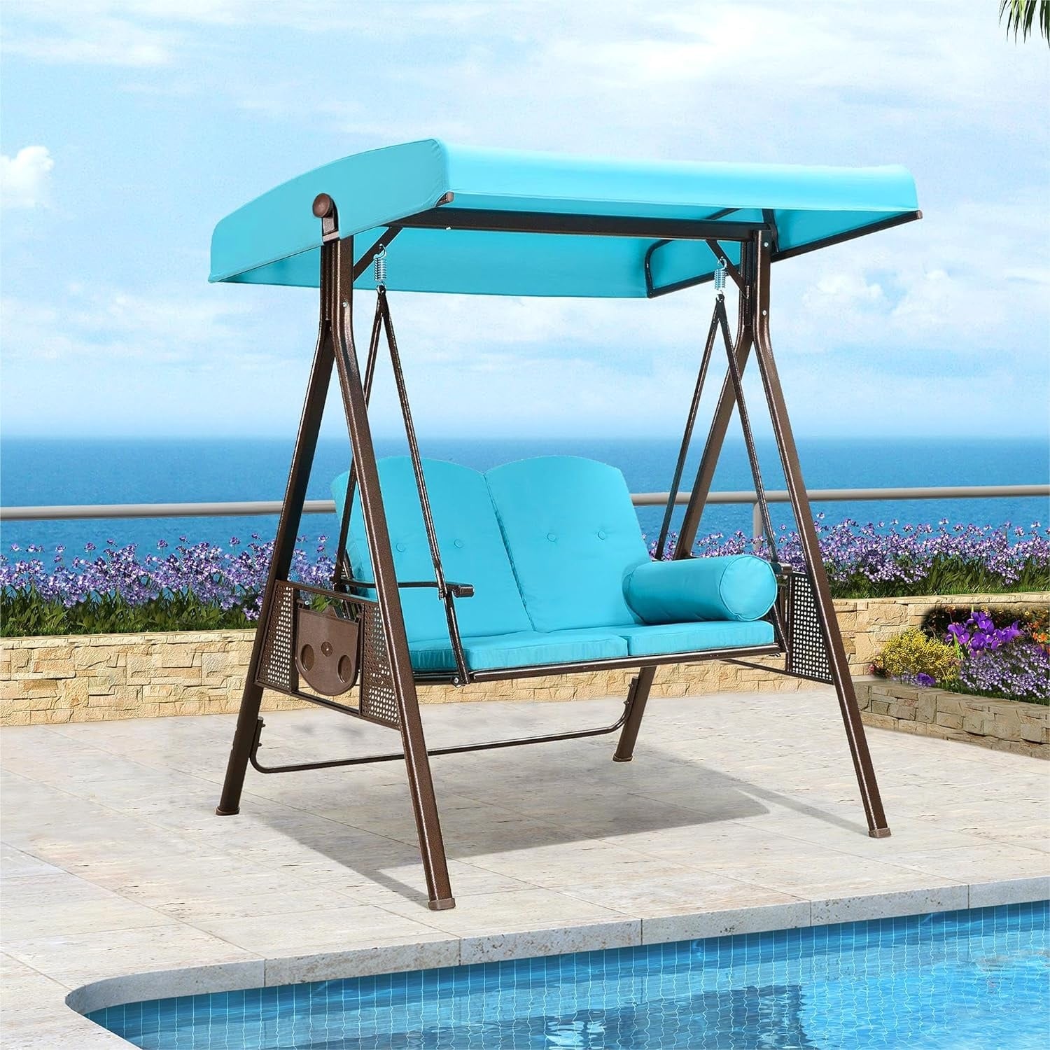 Porch swing online with canopy