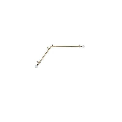 Antique Curtain Rods & Hardware Set - Steel Metal Rods with Corner Connectors - 3 Inch Design - M
