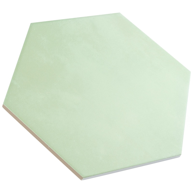 Merola Tile Horizon Hex Verde 7-3/4" x 9" Porcelain Floor and Wall Tile