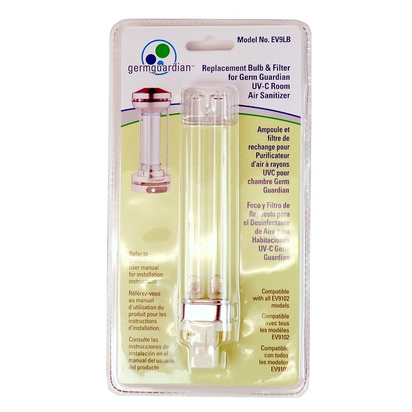 Germ Guardian EV9LB Replacement UV C Light Bulb and Filter