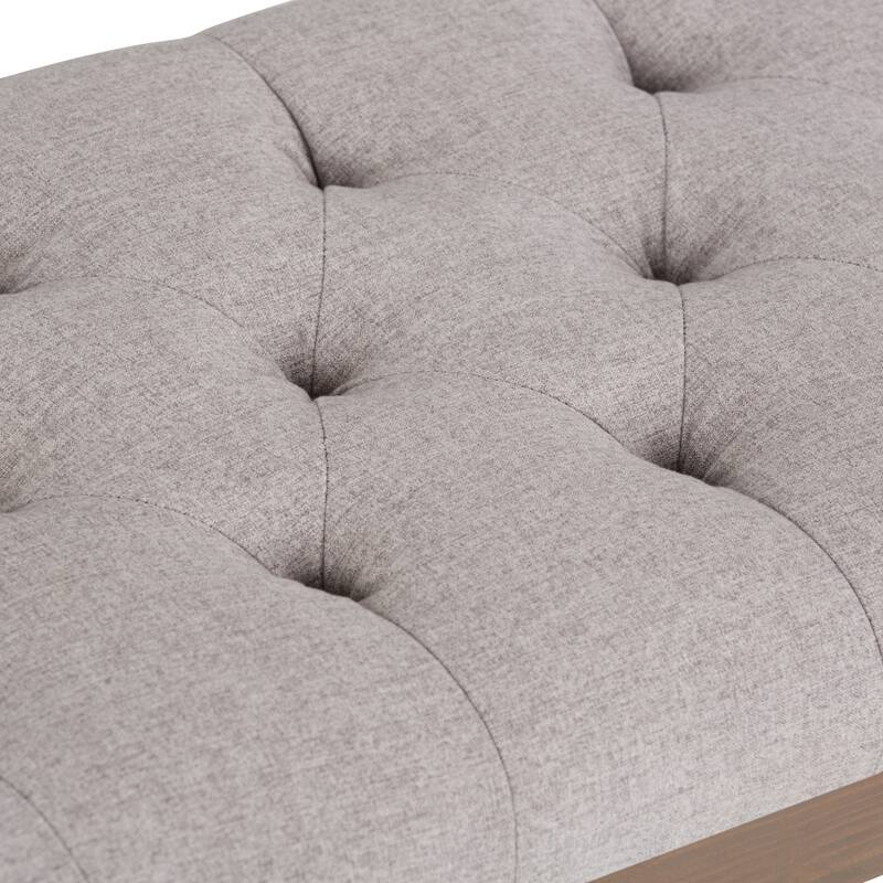 Modern Tufted Ottoman Bench for Living Room Bedroom