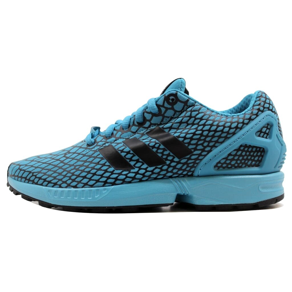 Adidas ZX Flux Techfit Core BlackBlanch Sea Blue S79066 Men's Adidas ZX Flux Techfit Core BlackBlanch Sea Blue S79066 Men's