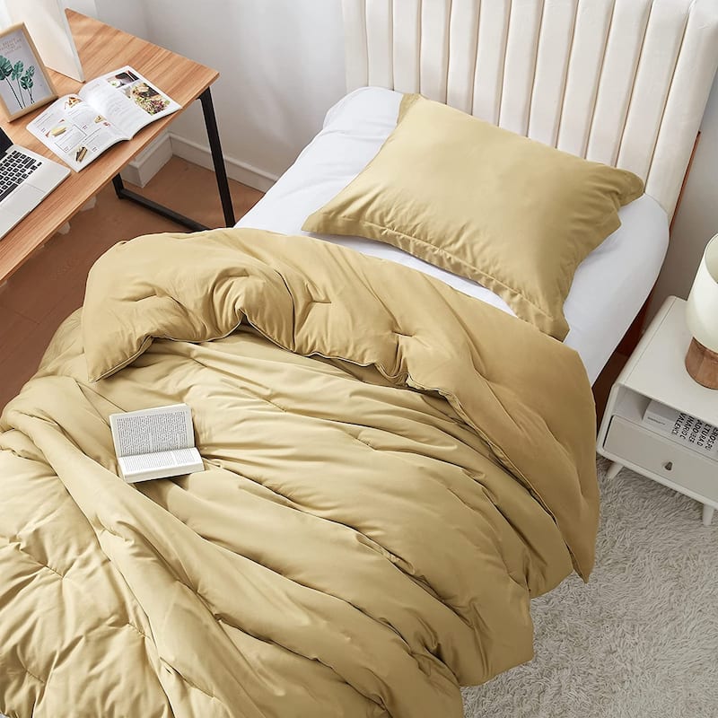 Butter - Coma Inducer® Oversized Cooling Comforter Set - Gold Taupe