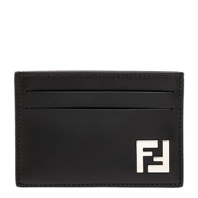 Fendi Men's FF Squared Slim Card Holder