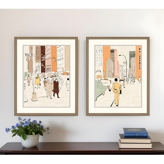 Set Of Two Journey Gold Framed Print Wall Art - Bed Bath & Beyond ...