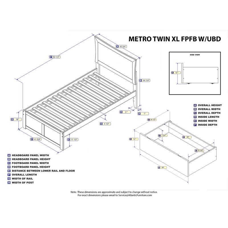 Modern King Bed Platform with Drawers - Espresso Finish, Storage Bed, Sleek Design, Home Bedroom Furniture