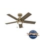 preview thumbnail 13 of 14, Hunter Erling Ceiling Fan with LED Light Kit and Pull Chain - Modern Rustic, Transitional