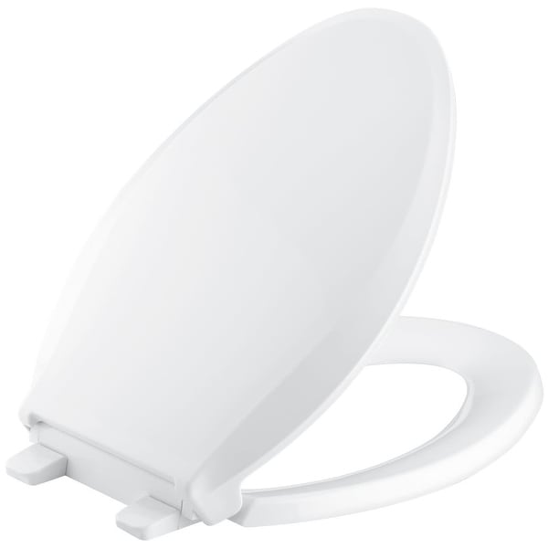closed toilet seat