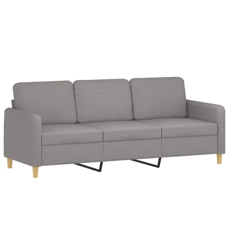 vidaXL Sofa Chair with Footstool Living Room Accent Upholstered Chair Fabric