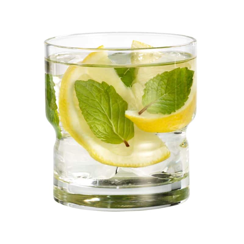 Libbey Newton Stackable Double Old Fashioned Glass, 12-ounce, Set of 6 - Set of 6