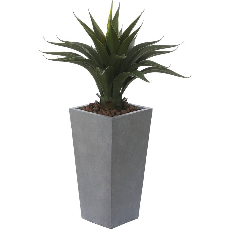 Tall Tapered Square Indoor & Outdoor MgO Planter